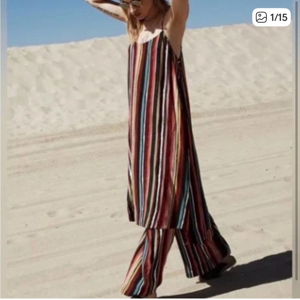 Free People matching tunic and pants (complete set)